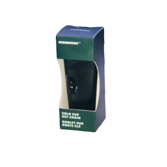 Starbucks cold cup keychain in jet black NEW IN BOX - Picture 9 of 15